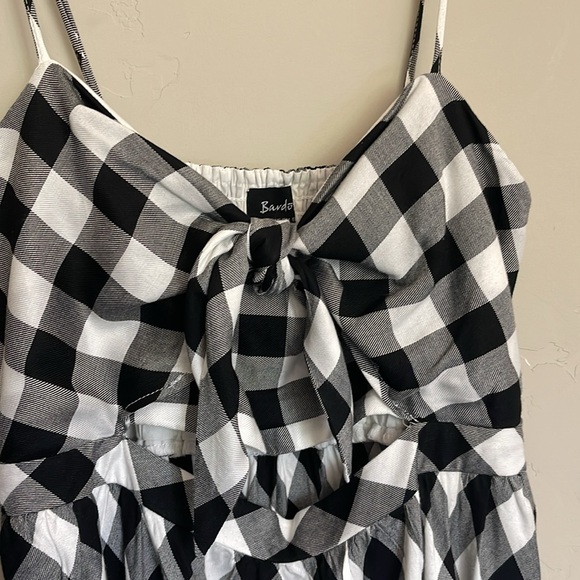 Revolve Bardot Ibiza Vintage inspired Gingham Sundress s US 8 - Picture 6 of 10